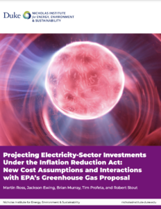 Projecting Electricity-Sector Investments Under the Inflation Reduction Act